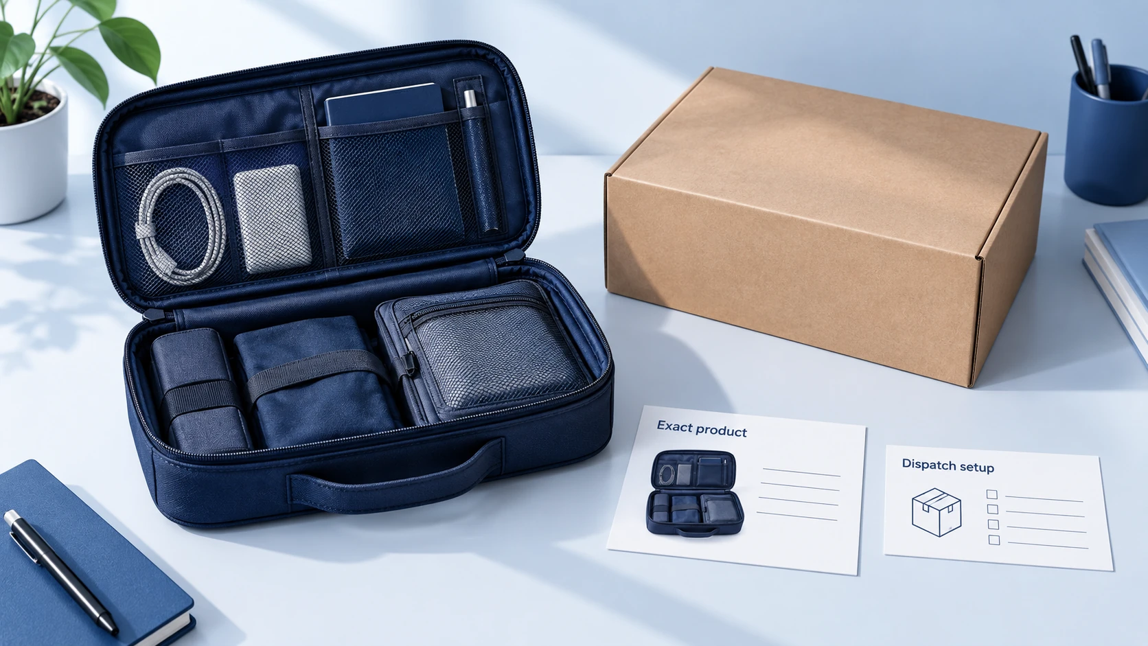 Illustration of matching product and fulfillment records