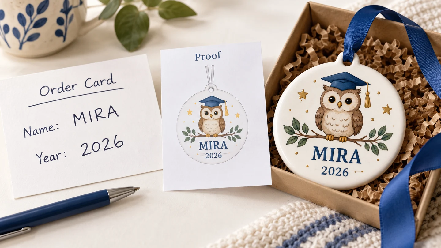 The buyer input, proof and printed gift need matching spelling and year