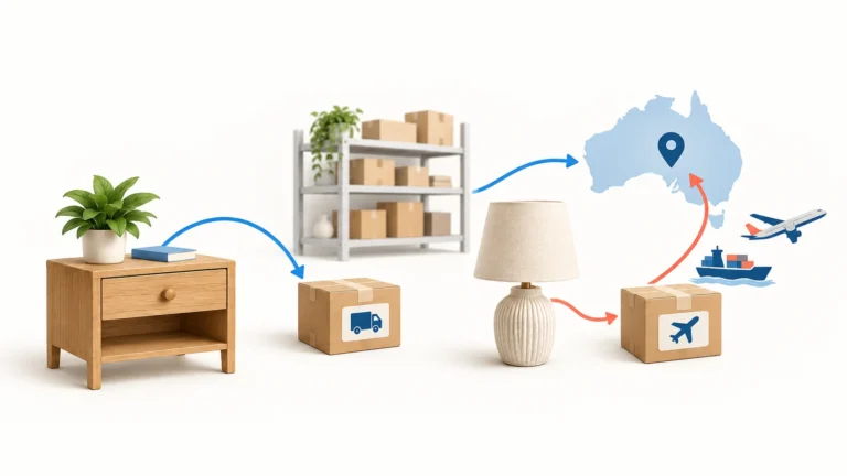 Australian-store sourcing depends on the item and parcel route