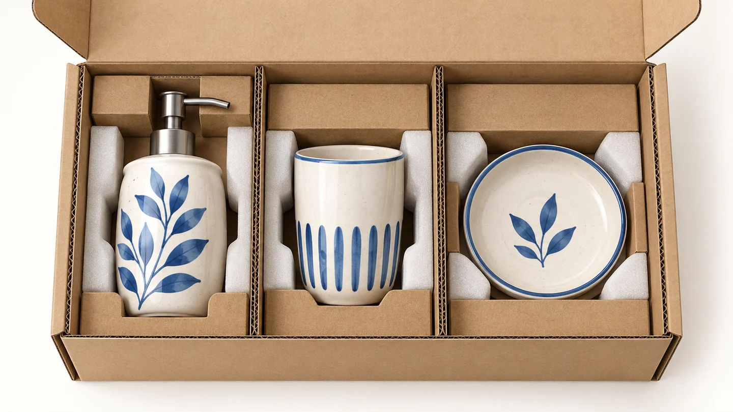 Fragile set components need protection from contact with one another