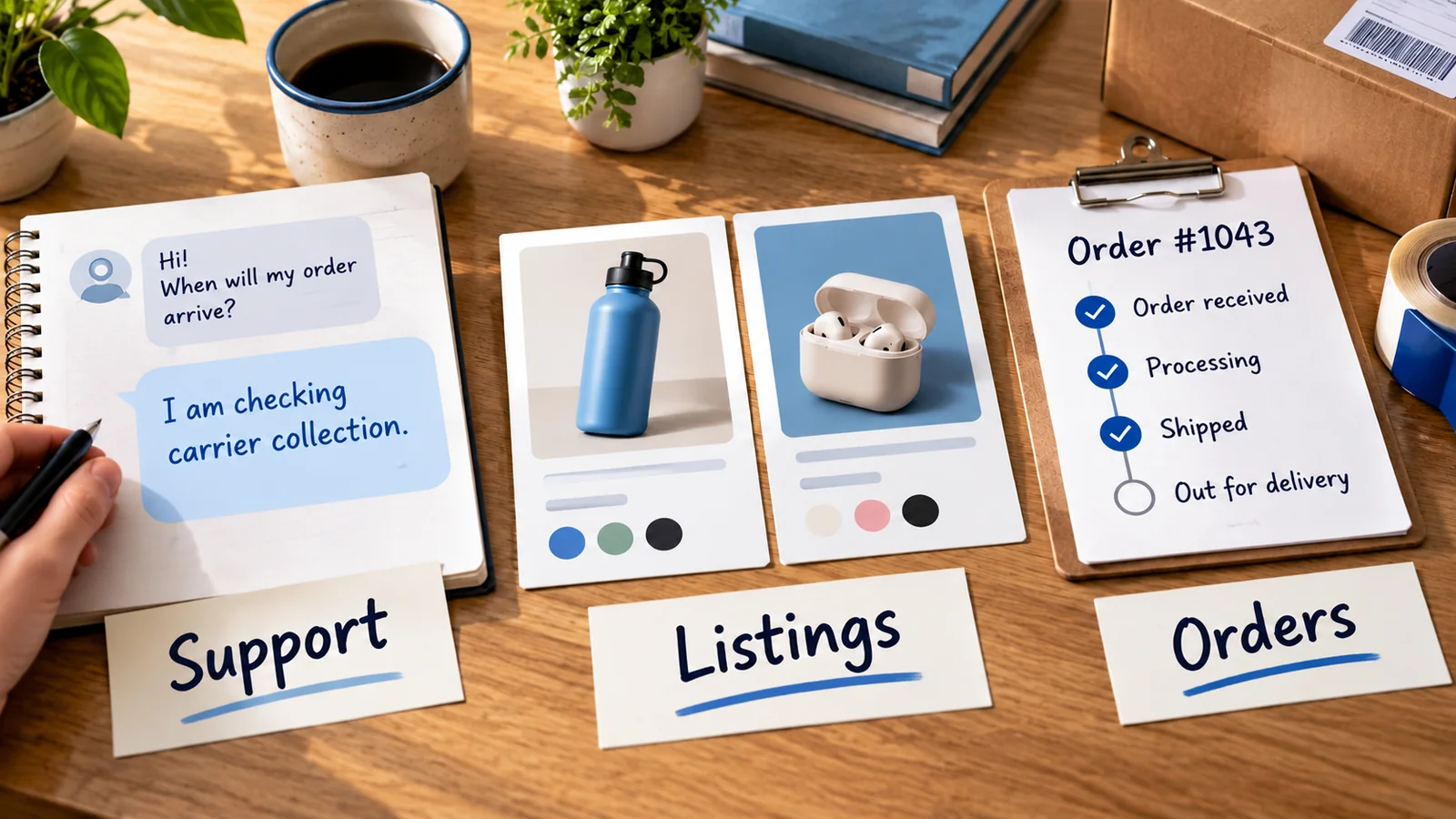Illustration: Different ecommerce jobs produce different work outputs.