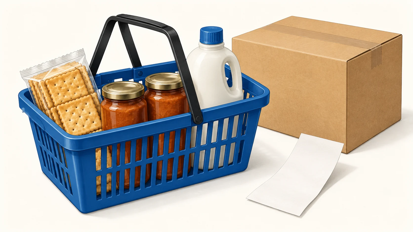 A grocery offer must specify the product quantity and delivered basket