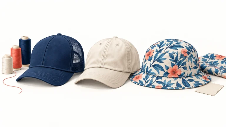 Choose a blank hat and decoration method before commissioning a design