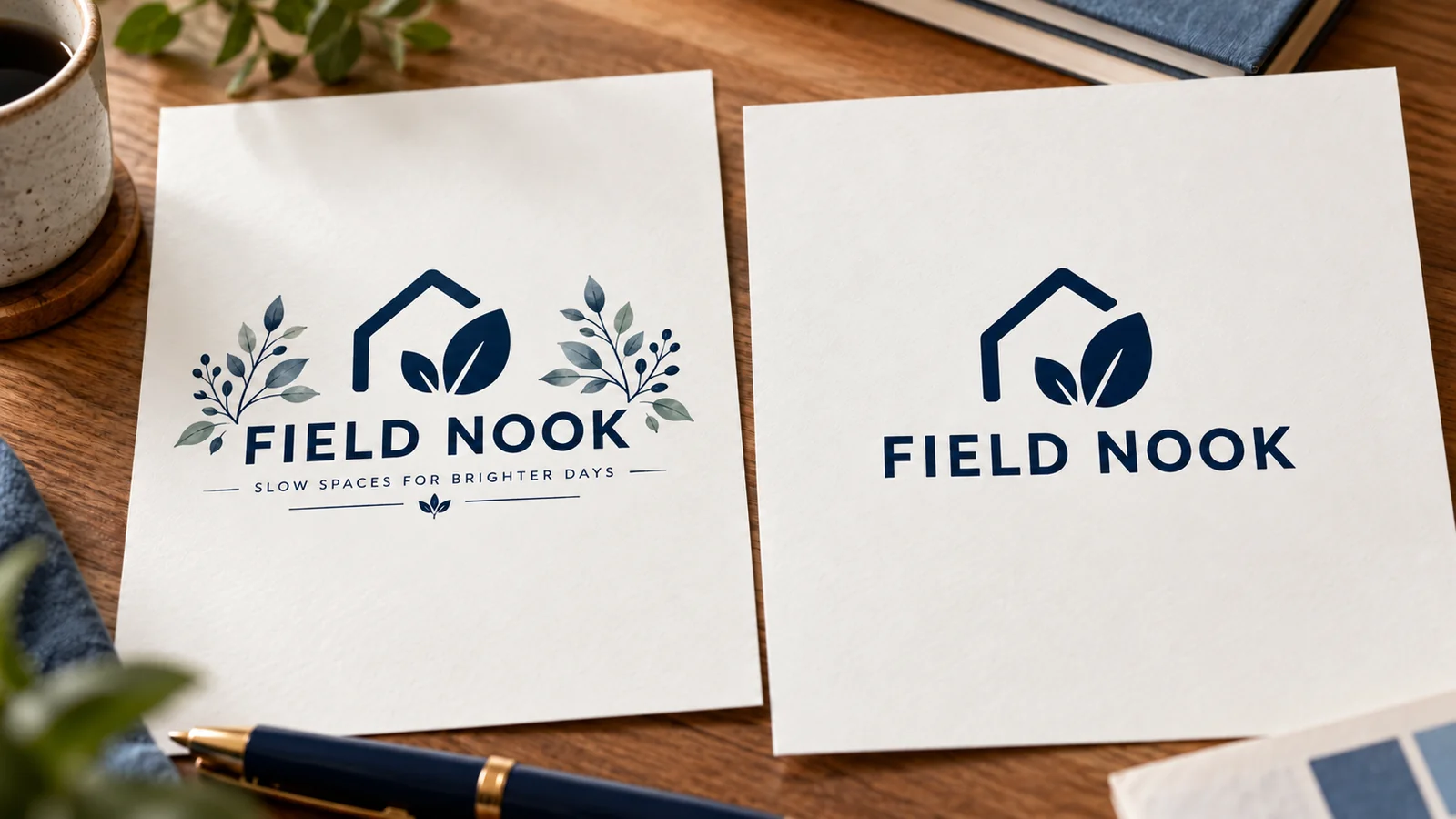 Illustration: A detailed logo can fail at the actual small display size.