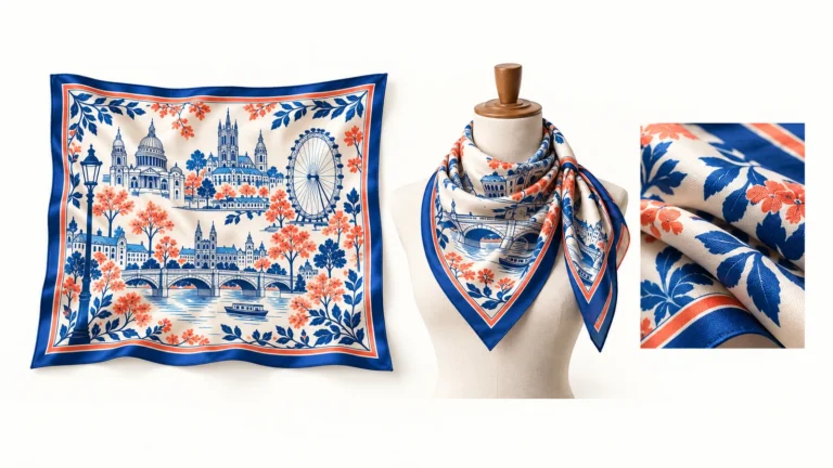 The scarf should be designed for how the customer wears it